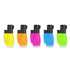 LIGHTERS JETFLAME 3006 RUBBER NEON ASSORTED (X12)