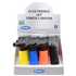LIGHTERS BLUE JETFLAME RUBBER ASSORTED (X12)
