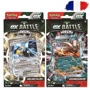 60-CARD MELMETAL EX/HOUNDOOM EX BATTLE DECK (EV04) (FR)