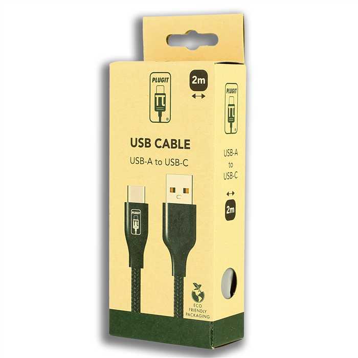 CÂBLE USB-A VERS USB-C NOIR